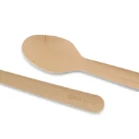 Cucharita desechable de papel, 16,5cm 1000 unidades.