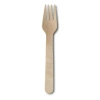 Tenedor de madera sostenible, 16cm, 1000 unidades.