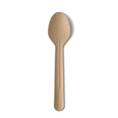 Cuchara de té, 11,5cm, marrón, 1000 unidades.