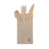 Cucharita desechable de papel, 16,5cm 1000 unidades.