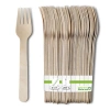 Tenedor de madera sostenible, 16cm, 1000 unidades.