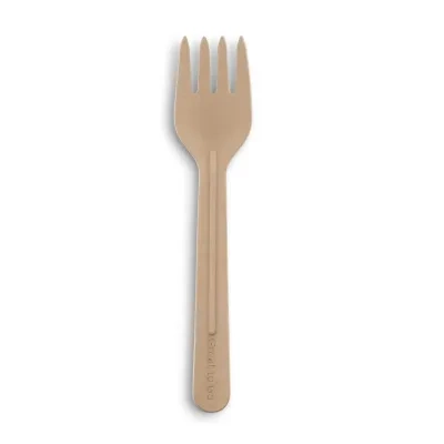 Tenedor desechable de papel, 16,5cm 1000 unidades.